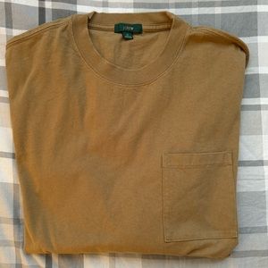 Vintage J. Crew pocket tee, long sleeve